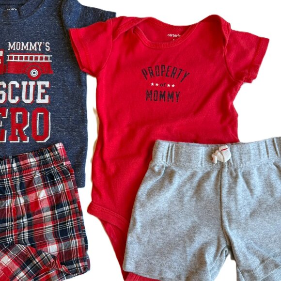 🚒 Baby Boy, Fire Truck Theme, 5 item Bundle - Picture 3 of 10